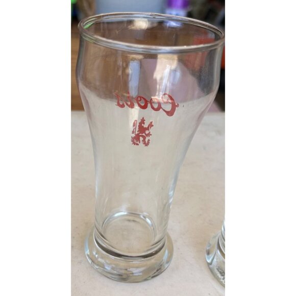 3-pc. Coors 10 oz. Collectible Beer Drinking Glasses Clear w/Red Letters 5.5"H - Picture 5 of 8